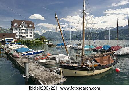"Marina in Weggis, Lake Lucerne, Canton of Lucerne, Switzerland, Europe" View Large Photo Image Stock Image - "Marina in Weggis, Lake Lucerne, Canton of Lucerne, Switzerland, Europe". Fotosearch