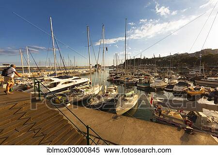 "Marina of Funchal in the evening sun, Santa Luzia, Funchal, Madeira, Portugal, Europe" View Large Photo Image Stock Photography - "Marina of Funchal in the evening sun, Santa Luzia, Funchal, Madeira, Portugal, Europe". Fotosearch