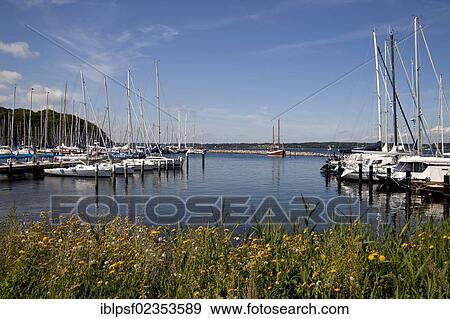 "Marina on the Flensburg Fjord near Gluecksburg, Schleswig-Holstein, Germany, Europe" View Large Photo Image Stock Photo - "Marina on the Flensburg Fjord near Gluecksburg, Schleswig-Holstein, Germany, Europe". Fotosearch