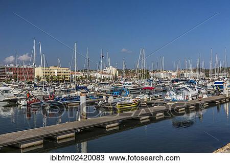Marina, port, Lagos, Algarve, Portugal, Europe View Large Photo Image Stock Image - Marina, port, Lagos, Algarve, Portugal, Europe. Fotosearch