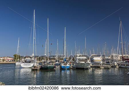 Marina, port, Lagos, Algarve, Portugal, Europe View Large Photo Image Stock Photograph - Marina, port, Lagos, Algarve, Portugal, Europe. Fotosearch