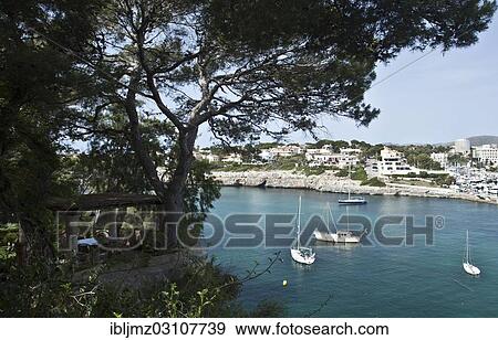 "Marina, Portocristo, Mallorca, Majorca, Balearic Islands, Spain, Europe" View Large Photo Image Stock Photo - "Marina, Portocristo, Mallorca, Majorca, Balearic Islands, Spain, Europe". Fotosearch