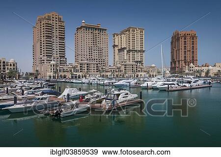 "Marina, The Pearl, Doha, Qatar, United Arab Emirates, Asia" View Large Photo Image Stock Photo - "Marina, The Pearl, Doha, Qatar, United Arab Emirates, Asia". Fotosearch