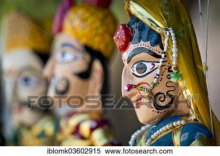 Stock Photography - "Marionettes, traditional crafts, Jodhpur, Rajasthan, India, Asia". Fotosearch