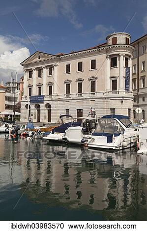 "Maritime Museum at the harbour, Piran, Istria, Slovenia, Europe" View Large Photo Image Stock Image - "Maritime Museum at the harbour, Piran, Istria, Slovenia, Europe". Fotosearch
