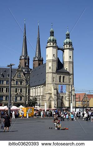 "Market Church of Our Lady, market square, Halle, Saxony-Anhalt, Germany, Europe" View Large Photo Image Stock Image - "Market Church of Our Lady, market square, Halle, Saxony-Anhalt, Germany, Europe". Fotosearch