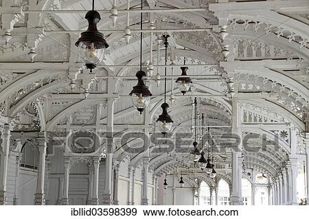 Stock Photo - "Market Colonnade, Karlovy Vary, Karlovy Vary Region, Bohemia, Czech Republic, Europe". Fotosearch