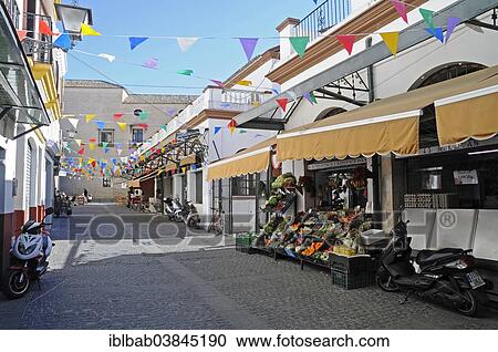 Stock Image - "Market hall, farmer's market, La Macarena, Seville, Andalusia, Spain, Europe". Fotosearch