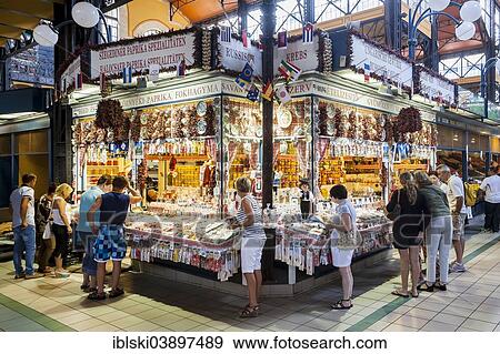 "Market Hall, Hungarian specialties, spices, souvenirs, Great Market Hall or Central Market Hall, Kozponti Vasarcsarnok, Budapest, Hungary, Europe" View Large Photo Image Stock Photo - "Market Hall, Hungarian specialties, spices, souvenirs, Great Market Hall or Central Market Hall, Kozponti Vasarcsarnok, Budapest, Hungary, Europe". Fotosearch