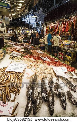 "Market hall Mercat de Sant Josep, La Rambla, El Raval, Barcelona, Catalonia, Spain, Europe" View Large Photo Image Stock Photography - "Market hall Mercat de Sant Josep, La Rambla, El Raval, Barcelona, Catalonia, Spain, Europe". Fotosearch