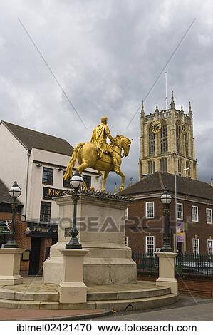 Market Place with the Holy Trinity Church and the equestrian statue of King William III, King Billy, Kingston upon Hull, East Riding of Yorkshire, England, United Kingdom, Europe View Large Photo Image Stock Image - Market Place with the Holy Trinity Church and the equestrian statue of King William III, King Billy, Kingston upon Hull, East Riding of Yorkshire, England, United Kingdom, Europe. Fotosearch
