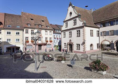 "Market Square and Old Town Hall, Endingen Kaiserstuhl, Black Forest, Baden-Wurttemberg, Germany, Europe" View Large Photo Image Stock Photo - "Market Square and Old Town Hall, Endingen Kaiserstuhl, Black Forest, Baden-Wurttemberg, Germany, Europe". Fotosearch