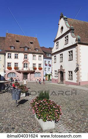 "Market Square and Town Hall, Endingen Kaiserstuhl, Black Forest, Baden-Wurttemberg, Germany, Europe" View Large Photo Image Picture - "Market Square and Town Hall, Endingen Kaiserstuhl, Black Forest, Baden-Wurttemberg, Germany, Europe". Fotosearch