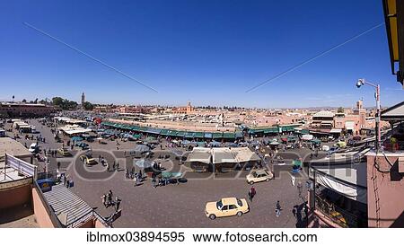 "Market square, Djemaa el Fna square, historic Medina, Marrakech, Marrakech-Tensift-El Haouz, Morocco, Africa" View Large Photo Image Stock Photography - "Market square, Djemaa el Fna square, historic Medina, Marrakech, Marrakech-Tensift-El Haouz, Morocco, Africa". Fotosearch