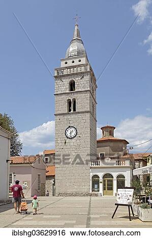 "Market square of Omisalj, Omisalj, Krk, Kvarner Gulf, Croatia, Europe" View Large Photo Image Stock Photograph - "Market square of Omisalj, Omisalj, Krk, Kvarner Gulf, Croatia, Europe". Fotosearch