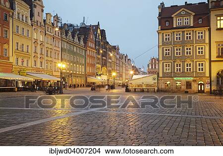 "Market square Rynek we Wroclawiu, Wroclaw, Poland, Europe" View Large Photo Image Picture - "Market square Rynek we Wroclawiu, Wroclaw, Poland, Europe". Fotosearch