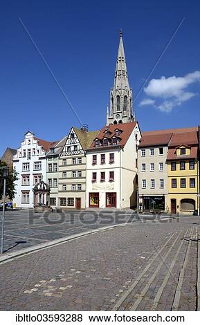 "Market square with the town church of St. Maximi, Merseburg, Saxony-Anhalt, Germany, Europe" View Large Photo Image Stock Photo - "Market square with the town church of St. Maximi, Merseburg, Saxony-Anhalt, Germany, Europe". Fotosearch