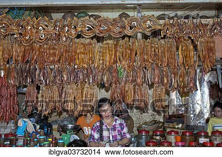 "Market stall for dried fish, Siem Reap, Siem Reap Province, Cambodia, Asia" View Large Photo Image Picture - "Market stall for dried fish, Siem Reap, Siem Reap Province, Cambodia, Asia". Fotosearch