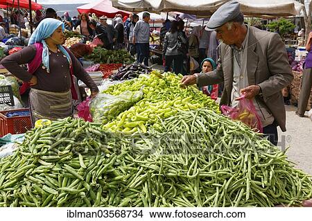 "Market stall with beans, weekly farmer's market, Mugla, Mugla Province, Aegean region, Turkey, Asia" View Large Photo Image Picture - "Market stall with beans, weekly farmer's market, Mugla, Mugla Province, Aegean region, Turkey, Asia". Fotosearch