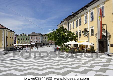 "Marketplace, town houses, Mondsee, Salzkammergut, Upper Austria, Austria, Europe" View Large Photo Image Stock Image - "Marketplace, town houses, Mondsee, Salzkammergut, Upper Austria, Austria, Europe". Fotosearch