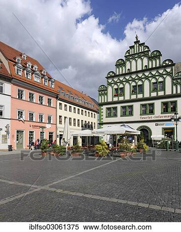 "Marktplatz square, Weimar, Thuringia, Germany, Europe" View Large Photo Image Stock Photography - "Marktplatz square, Weimar, Thuringia, Germany, Europe". Fotosearch