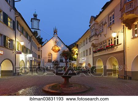 "Marktplatz square with St. John's Church, historic town centre of Feldkirch, Vorarlberg, Austria, Europe" View Large Photo Image Stock Image - "Marktplatz square with St. John's Church, historic town centre of Feldkirch, Vorarlberg, Austria, Europe". Fotosearch