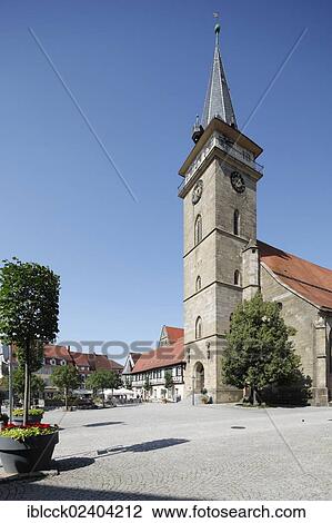 "Marktplatz square with the Collegiate Church of St. Peter and Paul, Oehringen, Hohenlohe, Baden-Wuerttemberg, Germany, Europe" View Large Photo Image Stock Image - "Marktplatz square with the Collegiate Church of St. Peter and Paul, Oehringen, Hohenlohe, Baden-Wuerttemberg, Germany, Europe". Fotosearch