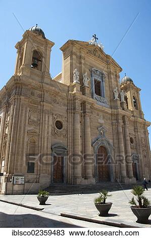 "Marsala Dome dedicated to Saint Thomas of Canterbury, Cathedral San Tomaso di Canterbury, Marsala, Trapani Province, Sicily, Italy, Europe" View Large Photo Image Stock Image - "Marsala Dome dedicated to Saint Thomas of Canterbury, Cathedral San Tomaso di Canterbury, Marsala, Trapani Province, Sicily, Italy, Europe". Fotosearch