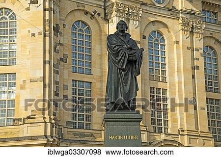 "Martin Luther memorial, Dresden Frauenkirche, Church of Our Lady, at back, Dresden, Saxony, Germany, Europe" View Large Photo Image Stock Photo - "Martin Luther memorial, Dresden Frauenkirche, Church of Our Lady, at back, Dresden, Saxony, Germany, Europe". Fotosearch