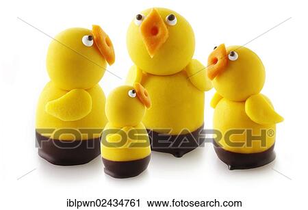 Marzipan chicks for Easter View Large Photo Image Stock Image - Marzipan chicks for Easter. Fotosearch
