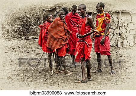 "Masai warriors in the boma, Maasai Mara National Reserve, Kenya, Africa" View Large Photo Image Stock Photo - "Masai warriors in the boma, Maasai Mara National Reserve, Kenya, Africa". Fotosearch