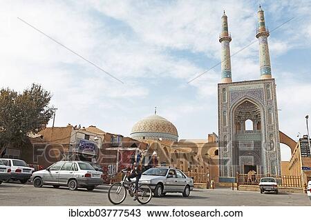 "Masjed-i Jame Mosque or Friday Mosque in the historic centre of Yazd, Yazd Province, Persia, Iran, Asia" View Large Photo Image Stock Image - "Masjed-i Jame Mosque or Friday Mosque in the historic centre of Yazd, Yazd Province, Persia, Iran, Asia". Fotosearch