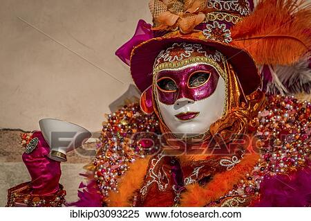 "Masked woman at the Carnival in Venice, San Marco, Venice, Italy, Europe" View Large Photo Image Stock Photography - "Masked woman at the Carnival in Venice, San Marco, Venice, Italy, Europe". Fotosearch