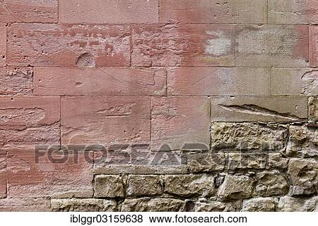 Stock Photo - "Masonry, Melrose Abbey, Melrose, Scottish Borders, Scotland, United Kingdom, Europe". Fotosearch