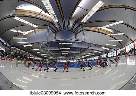 "Mass start, speed skating, World Cup race, Max-Aicher-Arena, Inzell, Bavaria, Germany, Europe" View Large Photo Image Picture - "Mass start, speed skating, World Cup race, Max-Aicher-Arena, Inzell, Bavaria, Germany, Europe". Fotosearch
