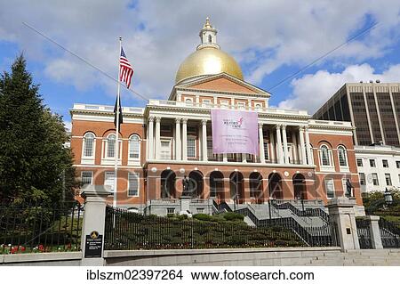 Picture - "Massachusetts State House, Boston, Massachusetts, USA". Fotosearch