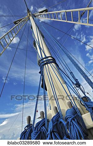 "Mast and rigging, Buginese Schooner, Seven Seas Liveaboard, Dampier Strait, West Papua, Indonesia, Asia" View Large Photo Image Stock Image - "Mast and rigging, Buginese Schooner, Seven Seas Liveaboard, Dampier Strait, West Papua, Indonesia, Asia". Fotosearch