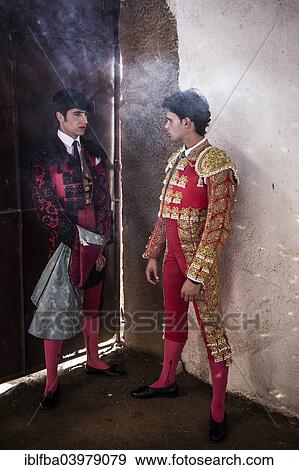 "Matadors before a bullfight, Barco de Avila, Avila, Castile and Leon, Spain, Europe" View Large Photo Image Stock Photo - "Matadors before a bullfight, Barco de Avila, Avila, Castile and Leon, Spain, Europe". Fotosearch