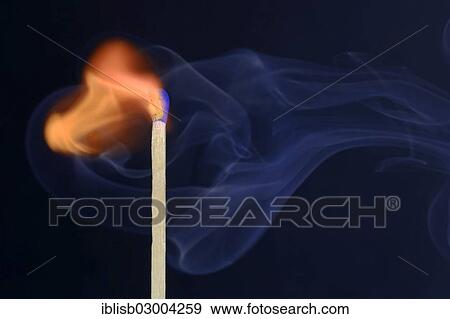 "Match being lit, blue smoke" View Large Photo Image Stock Photo - "Match being lit, blue smoke". Fotosearch