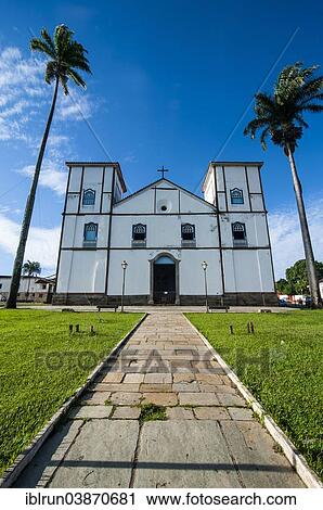 Stock Image - "Matrix Church of Our Lady of the Rosary, Pirenopolis, Goias, Brazil, South America". Fotosearch