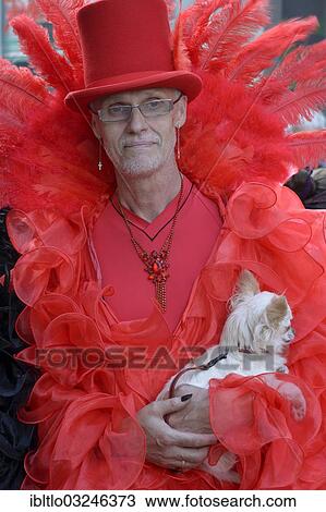"Mature man in scene clothes with dog, Wave-Gotik-Treffen, Leipzig, Saxony, Germany, Europe" View Large Photo Image Stock Image - "Mature man in scene clothes with dog, Wave-Gotik-Treffen, Leipzig, Saxony, Germany, Europe". Fotosearch