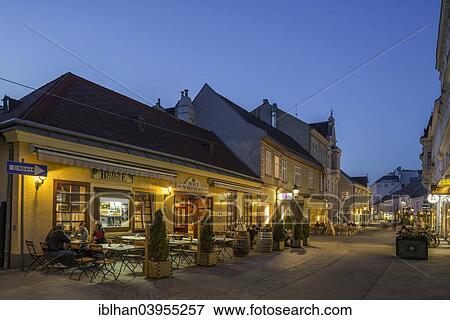 Stock Photo - "Maut Wirtshaus tavern in the Empress Elizabeth Street, Modling, Lower Austria, Austria, Europe". Fotosearch