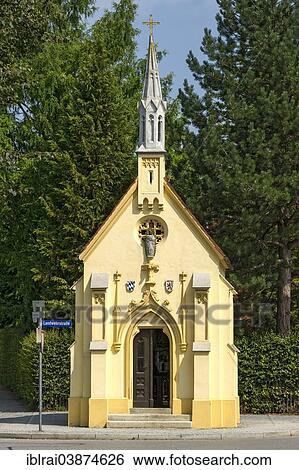 Stock Photograph - "Max Emanuel Chapel, historic town centre, Wasserburg am Inn, Upper Bavaria, Bavaria, Germany, Europe". Fotosearch