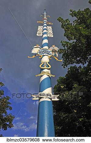 "Maypole, Fischbachau, Upper Bavaria, Bavaria, Germany, Europe" View Large Photo Image Stock Photo - "Maypole, Fischbachau, Upper Bavaria, Bavaria, Germany, Europe". Fotosearch