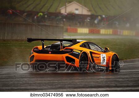 "McLaren MP4 12C GT3 racing at the FIA ​​GT, Nogaro, Midi-Pyrenees, France, Europe" View Large Photo Image Stock Photograph - "McLaren MP4 12C GT3 racing at the FIA ​​GT, Nogaro, Midi-Pyrenees, France, Europe". Fotosearch