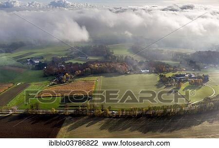 "Meadows and hamlets, autumn, aerial view, Essen-Schuir, Ruhr area, North Rhine-Westphalia, Germany, Europe" View Large Photo Image Stock Image - "Meadows and hamlets, autumn, aerial view, Essen-Schuir, Ruhr area, North Rhine-Westphalia, Germany, Europe". Fotosearch
