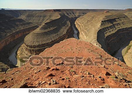"Meander bend of the San Juan River, Goosenecks State Park, San Juan County, Utah, United States of America, USA" View Large Photo Image Stock Photography - "Meander bend of the San Juan River, Goosenecks State Park, San Juan County, Utah, United States of America, USA". Fotosearch