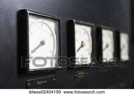 "Mechanical pressure gauge, turbine house, old hydropower plant in Rheinfelden, 1898-2011, view before the demolition, Rheinfelden, Baden-Wuerttemberg, Germany, Europe" View Large Photo Image Stock Photo - "Mechanical pressure gauge, turbine house, old hydropower plant in Rheinfelden, 1898-2011, view before the demolition, Rheinfelden, Baden-Wuerttemberg, Germany, Europe". Fotosearch