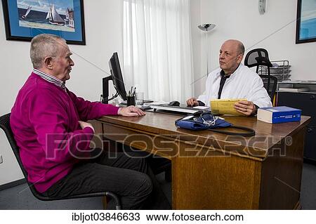 "Medical practice, elderly patient talking to the doctor, Germany, Europe" View Large Photo Image Stock Image - "Medical practice, elderly patient talking to the doctor, Germany, Europe". Fotosearch
