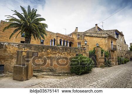"Medieval alley, Pals, Palafrugell, Costa Brava, Catalonia, Spain, Europe" View Large Photo Image Stock Image - "Medieval alley, Pals, Palafrugell, Costa Brava, Catalonia, Spain, Europe". Fotosearch